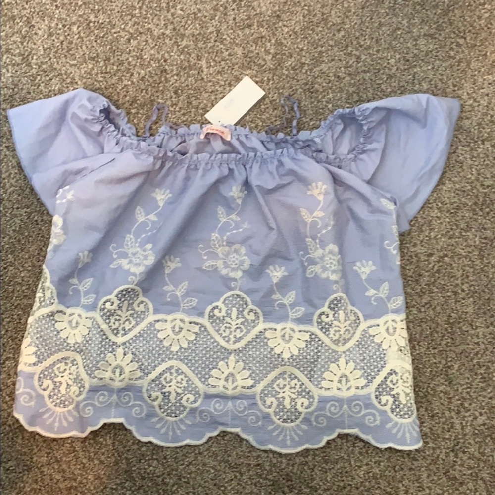Light blue summer top